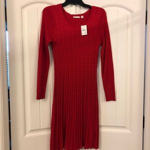 CATO red mid length dress